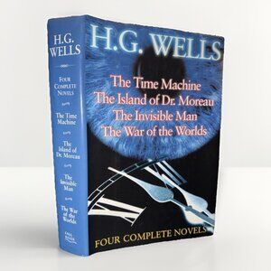 H. G. Wells Four Complete Novels 1994 Hardcover Dust Jacket DETACHED SPINE